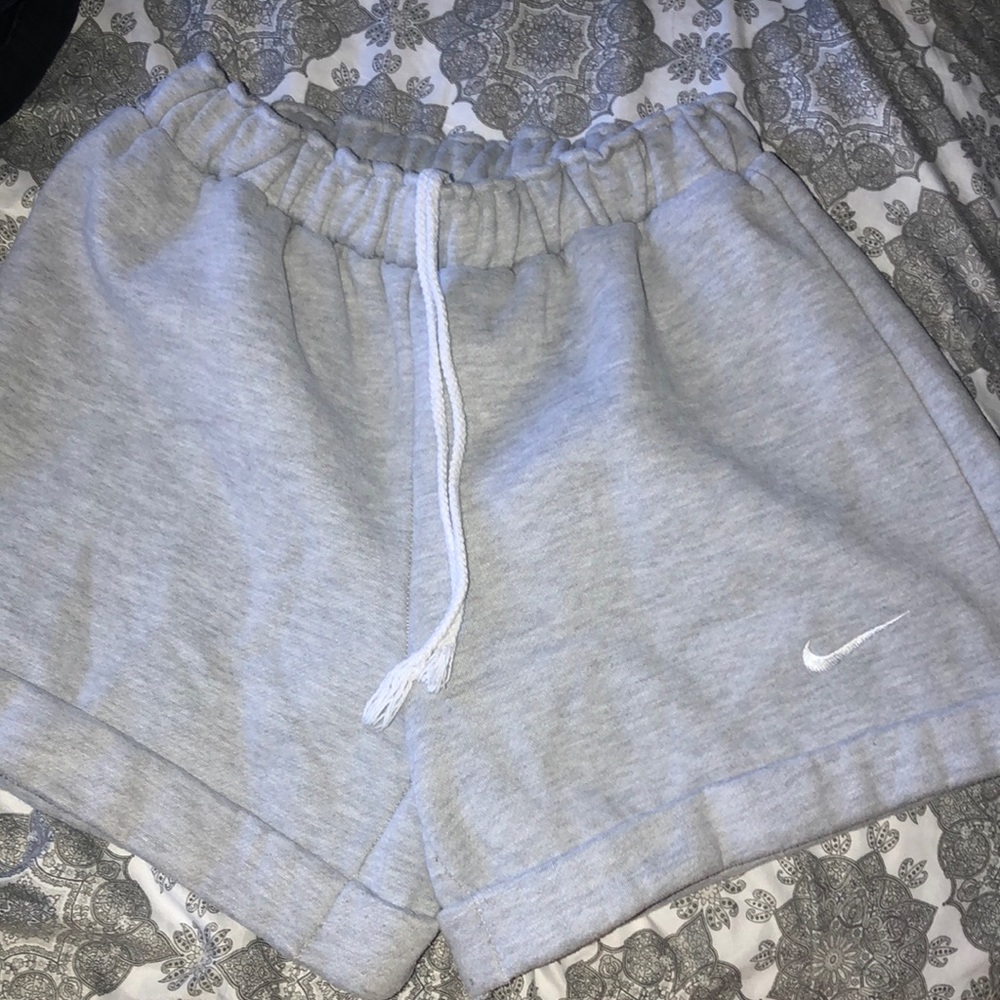 Light gray Nike shorts